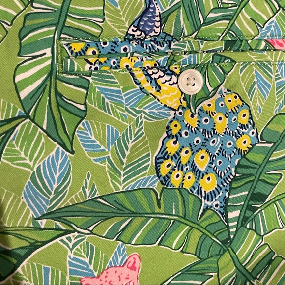 Polo Golf Ralph Lauren men’s tropical jaguar green Bermuda preppy short size 36 - Picture 6 of 11